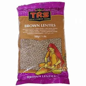 BROWN LENTILS 500G